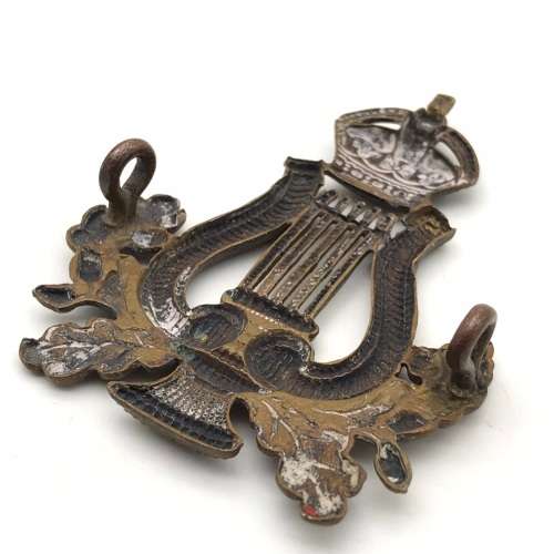 British - Early `Army Music Corps` Bandsman Cap Badge