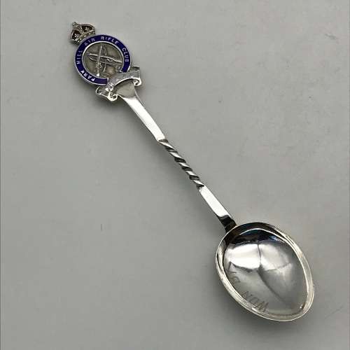 Silver & Enamel `Park Hill Air Rifle Club` Shooting Spoon (1909)