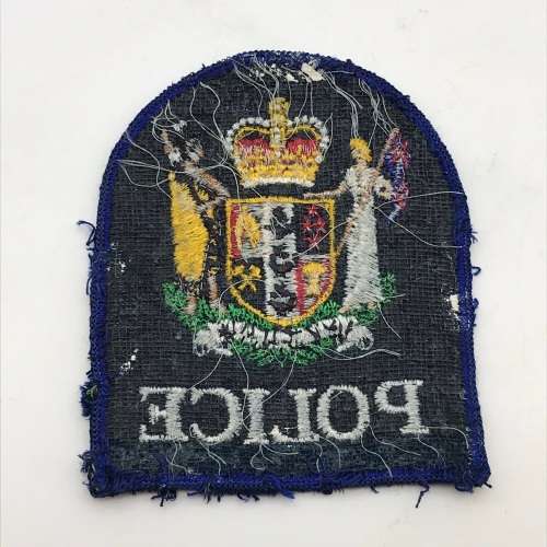 Vintage `New Zealand Police` Arm Patch
