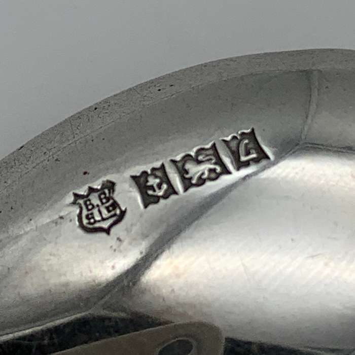 Early Solid Silver & Enamel `Scarborough` Souvenir Spoon