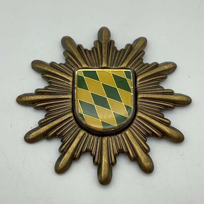 German `Bayern` Police Cap Badge