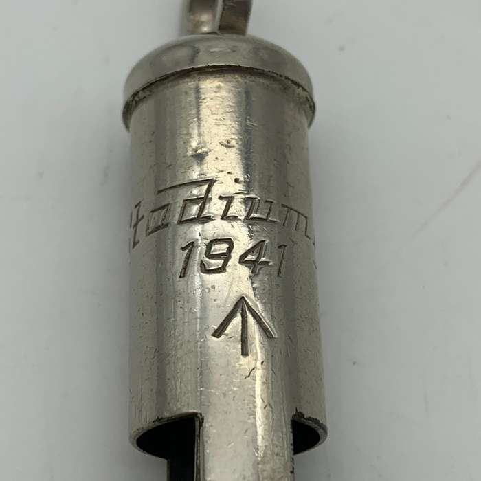 WW2 - Vintage `Stadium Ltd 1941` Whistle