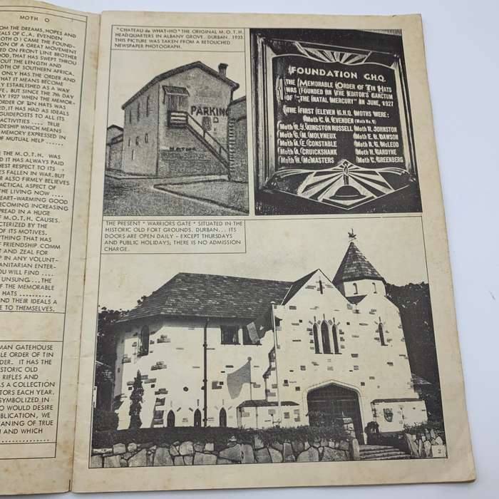 WW2 - S. African `The Gate of the Warrior` M.O.T.H`S  Magazine