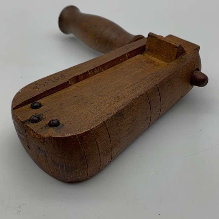 Antique Irish Police 1840/50s` Wooden Rattle (Stephen Green)
