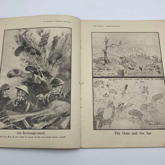 WW1 `Fragments from France` Cartoons by `Capt. Bruce Bairnsfather` (No. 7)