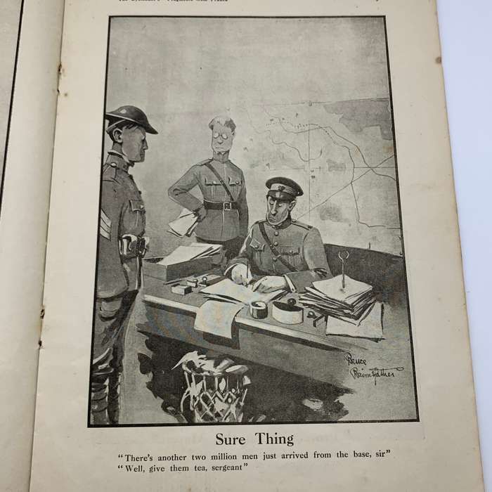 WW1 `Fragments from France` Cartoons by `Capt. Bruce Bairnsfather` (No. 7)