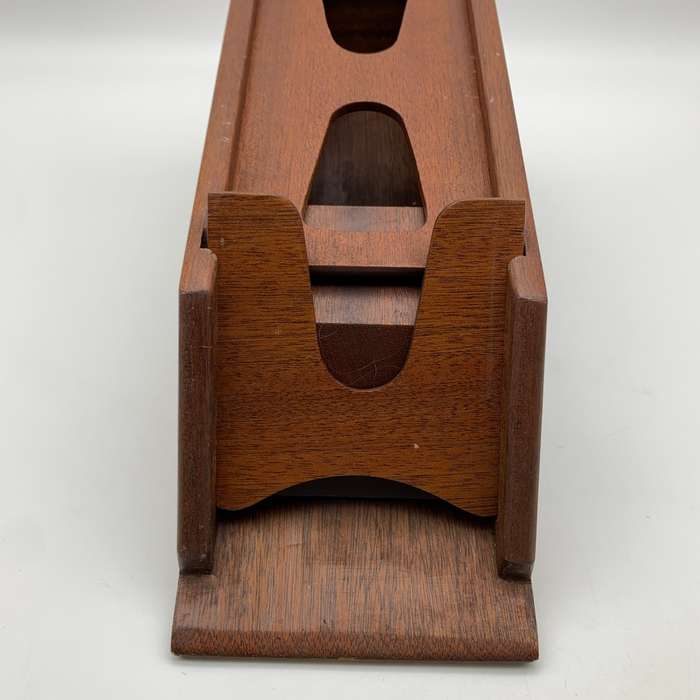 Vintage Wooden `Le Banquier` Card Dealer Shoe