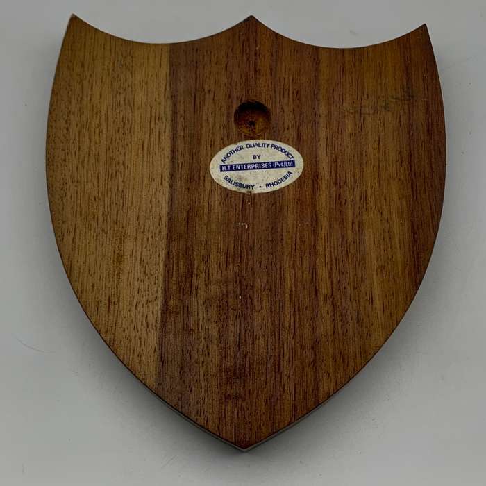 Rhodesia  `Operation Thrasher` Copper & Wooden Plaque