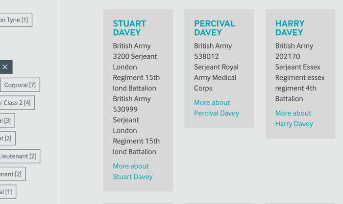 WW1 Medal Pair to `SJT. S. DAVEY` (15 - London Regiment)
