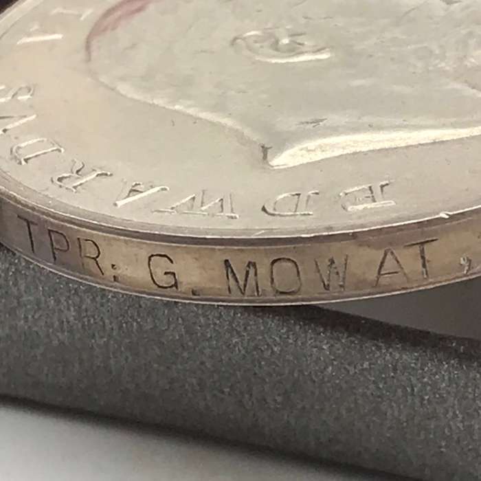 Natal 1906 Rebellion Medal `G. Mowat` (Natal Mounted Rifles)