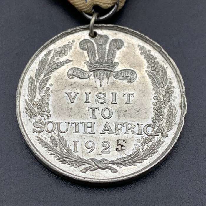 Early `1925 Visit of S.A. by Prince of Wales` Medal (Altered Date)