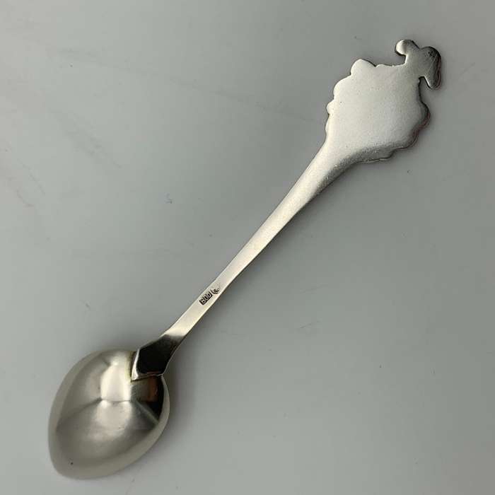 Vintage Solid Silver 'Bad Nauheim' Enamelled Spoon