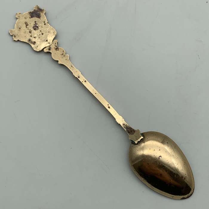 Early Portuguese 'Madeira' Enamelled Souvenir Spoon