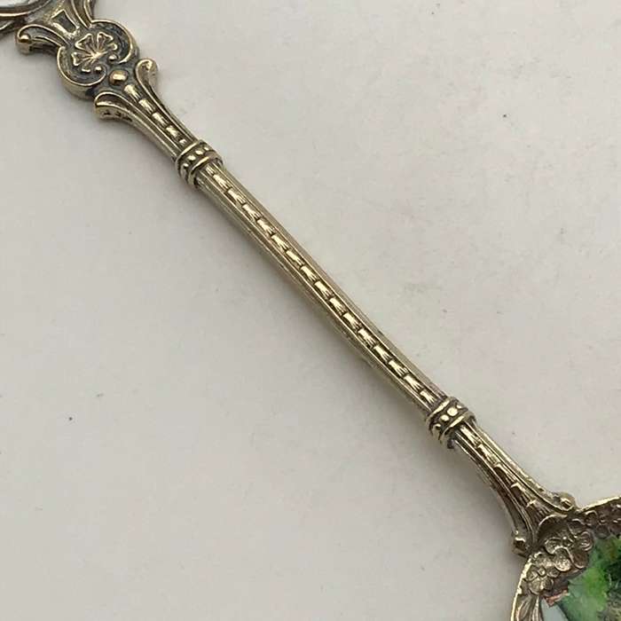 Early Portuguese 'Madeira' Enamelled Souvenir Spoon
