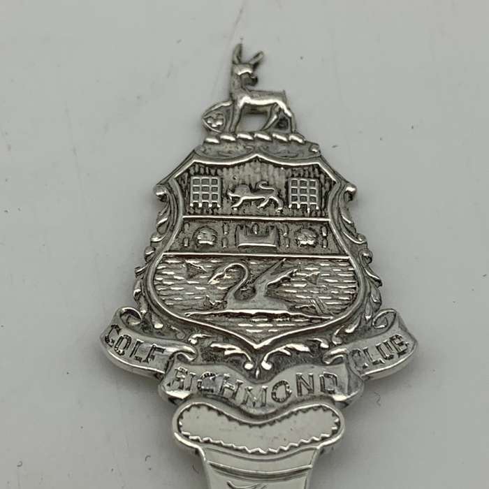 Solid Silver 'Richmond Golf Club' Souvenir Spoon (1907)