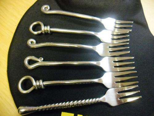 Stunning and Different cake forks