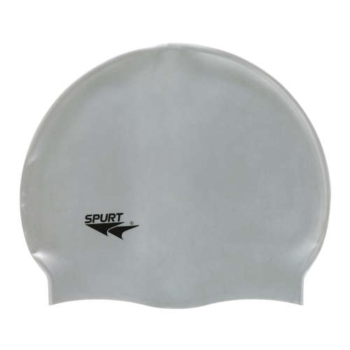 Swim Cap Spurt Plain - Silver
