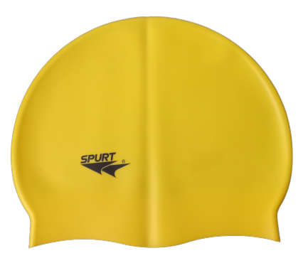 Swim Cap Spurt Plain - Sunflower Yellow