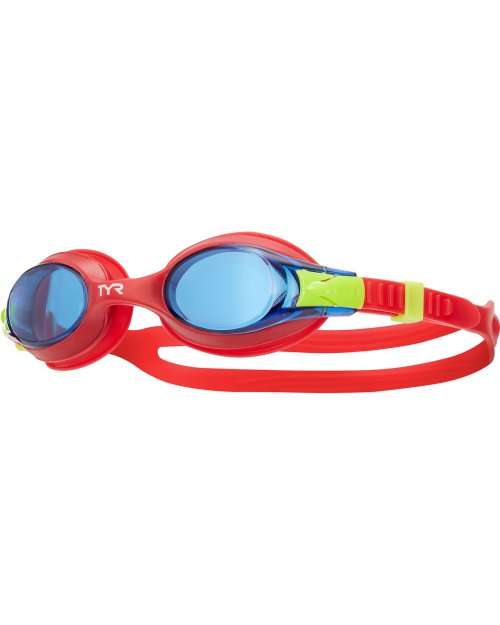 Goggles TYR Junior Swimple - red with blue lens