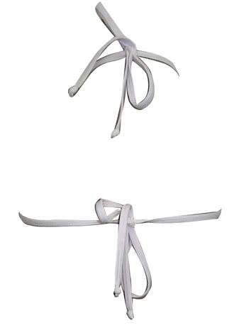 SA Flag Bikini Triangle Top - size 28