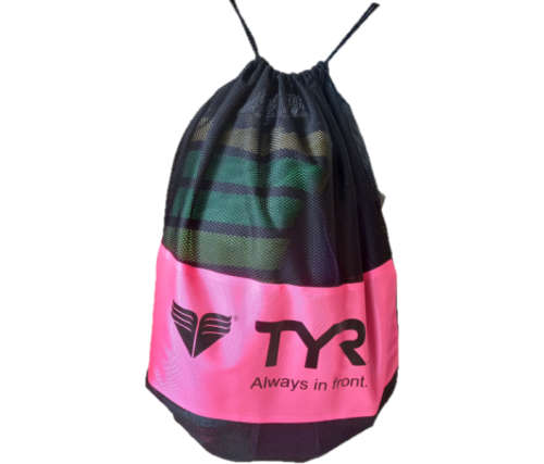 Mesh Bag TYR - Black and Pink