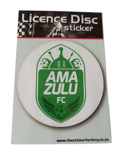 Licence Disc Sticker - Amazulu FC