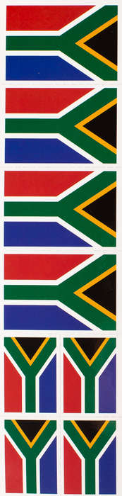 SA Flag Tattoo Temporary (set of 8)