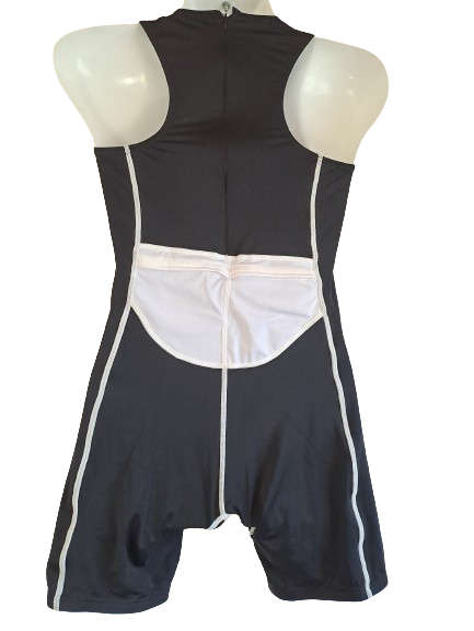 Triathlon Suit (Tri-Suit) Men`s Black & White - Size 36