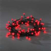String fairy LED lights 10 meters. Red.
