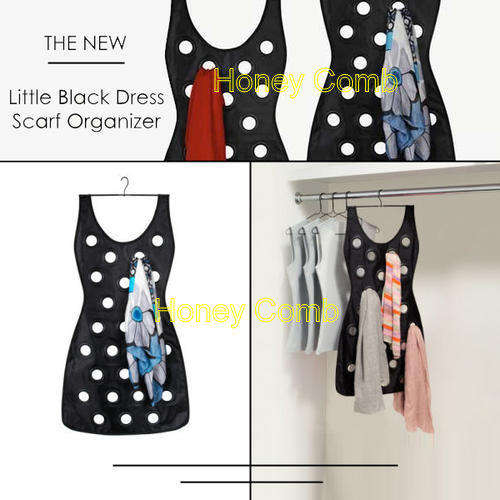 Scarf Organizer, "THE LITTLE BLACK DRESS" New on the Market !!!