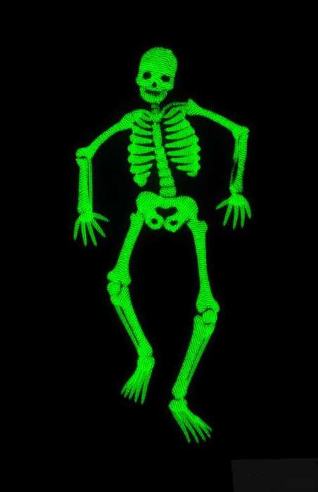 Glow-in-the-Dark Human Skeleton  47 piece. Build it ! 4 on Auction !