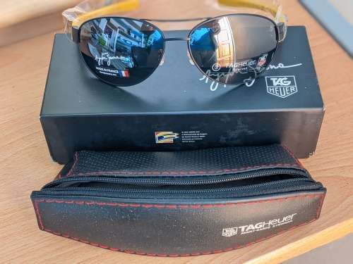 Tag Heuer Men`s Polarized 66 0253 111 621603 Polarized Oval Sunglasses, Black, 62 mm