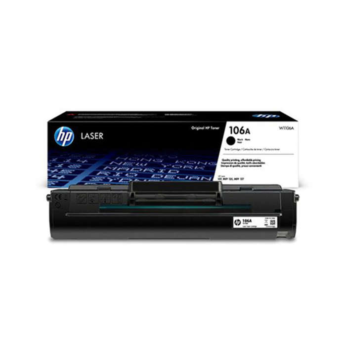 Genuine HP 106A Black Laser Toner Cartridge (W1106A)