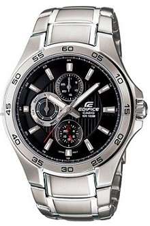 ## EXCELLENCE !! ##  BRAND NEW - CASIO Edifice Stainless-Steel Analog Quartz Watch