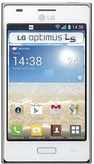 White LG Optimus L5 - Andriod 4.0 - WiFi, Bluetooth, 4.0" Smartphone  - Unlocked