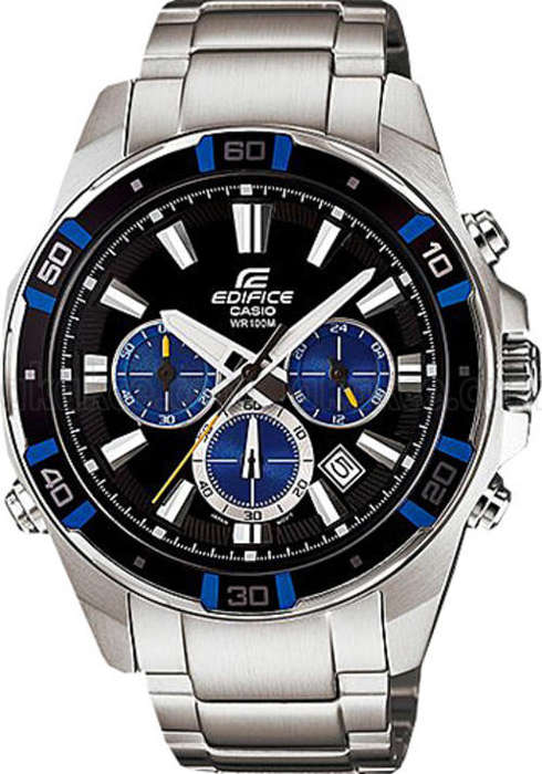 Casio Edifice Men's Silver Chronograph Quartz Watch - Liquidation Stock