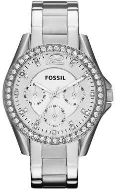 FOSSIL Riley Multi-Function Silver Dial Ladies Watch