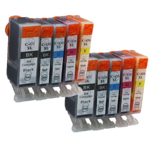 Massive Price Drop - COMPATIBLE CANON PGi-425 / CLi426 SET OF 5 CARTRIDGES