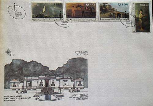 ## FDC from RSA ** National Gallery Cape Town ##