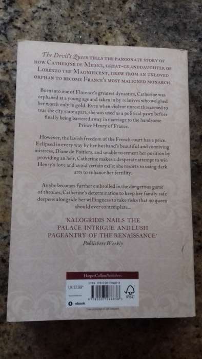 The Devil's Queen by Jeanne Kalogridis (Paperback)