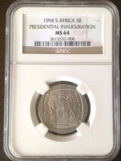 1994 PRESIDENTIAL INAUGURATION NGC GRADED MS64,