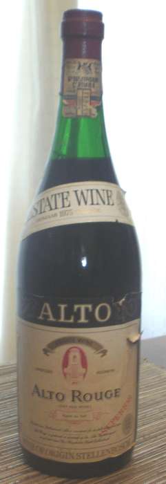 PRIVATE CELLAR. 1975 ALTO ROUGE