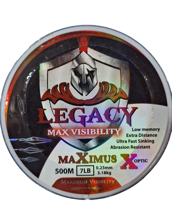 Legacy Maximus Max Visibility 500m Fishing Line 7lb - Pink