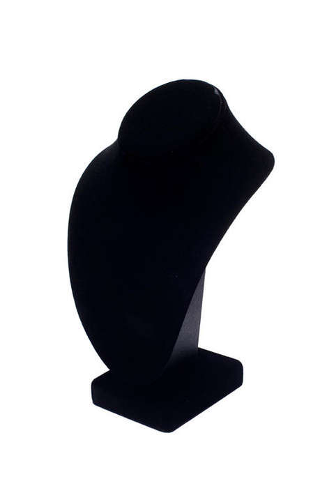 LT - Neckbusts, Black Velvet 36cm