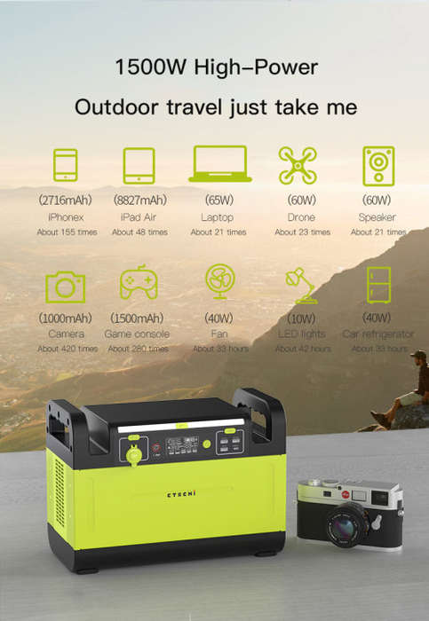 CTechi GT1500w Portable / Solar Power Station