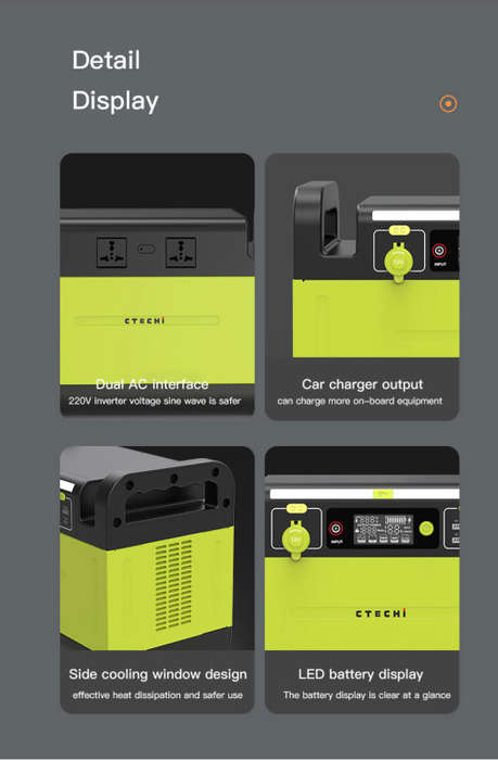 CTechi GT1500w Portable / Solar Power Station