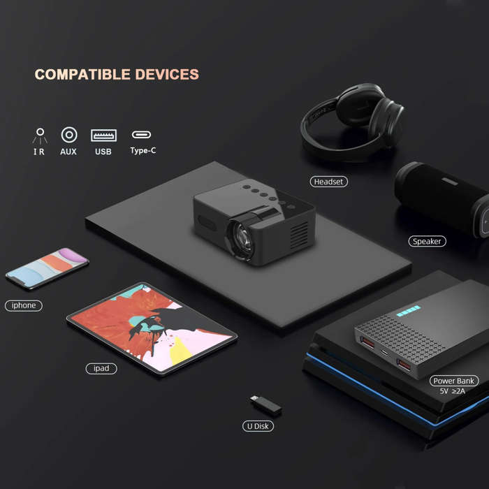 Mini HD1080P Projector - YT100