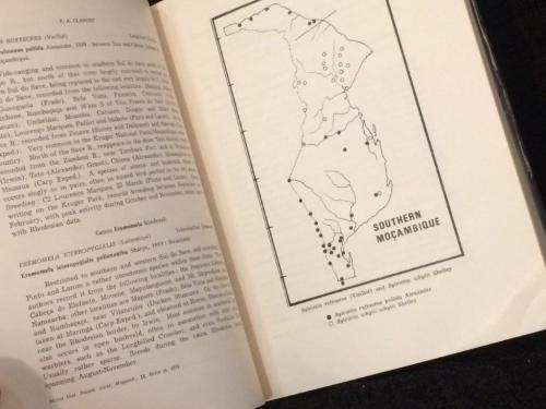 A Handlist of the Birds of Southern Mocambique by PA Clancey - 39 Colour Plates and Maps | Scarce
