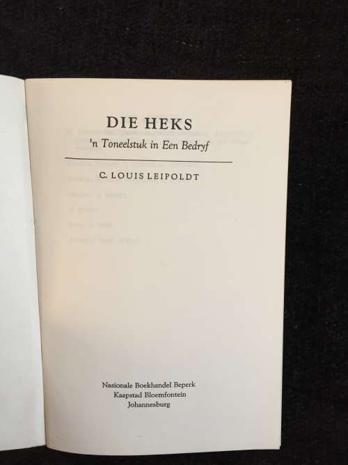Die Heks deur C. Louis Leipoldt