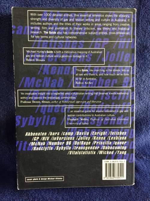 A Guide to Gay and Lesbian Writing in Australia  Michael Hurley | LGBTQI+